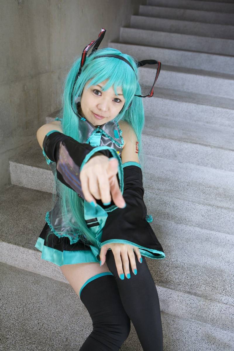[Cosplay]  Vocaloid - Sexy Hatsune Miku